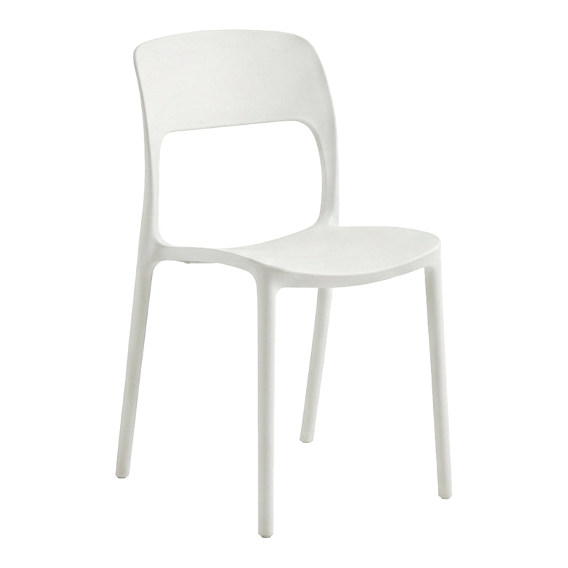 Scaun exterior Zanna stackable, 40x53x78 cm - Scaun exterior Zanna stackable, Alb, 40x53x78 cm