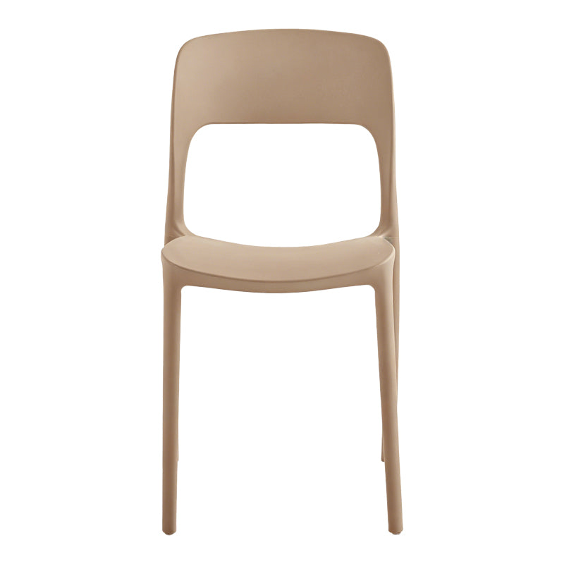 Scaun exterior Zanna stackable, 40x53x78 cm - Crem