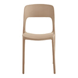 Scaun exterior Zanna stackable, 40x53x78 cm - Crem