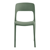 Scaun exterior Zanna stackable, 40x53x78 cm - Verde