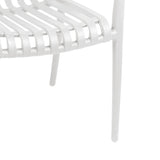 Scaun exterior Zoi, Diverse culori, 58x54x80 cm - Alb