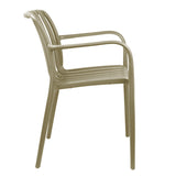 Scaun exterior Zoi, Diverse culori, 58x54x80 cm - Natural
