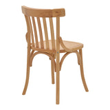 Scaun Flisbie lemn Natural de fag, 46x48x86 cm