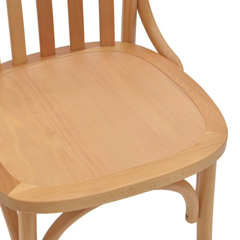 Scaun Flisbie lemn Natural de fag, 46x48x86 cm