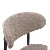 Scaun Folegio, stofa si metal, 50x57x79 cm - Gri