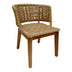 Scaun fotoliu de gradina Milou Boho, Natural, 59x65x73 cm