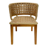 Scaun fotoliu de gradina Milou Boho, Natural, 59x65x73 cm