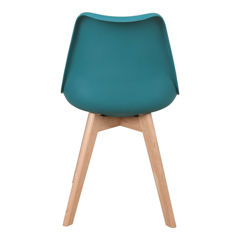 Scaun Gaston, Gri deschis Natural, 58x47x85 cm - Albastru