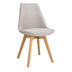 Scaun Gaston bej lemn, Natural, 56x43x84 cm
