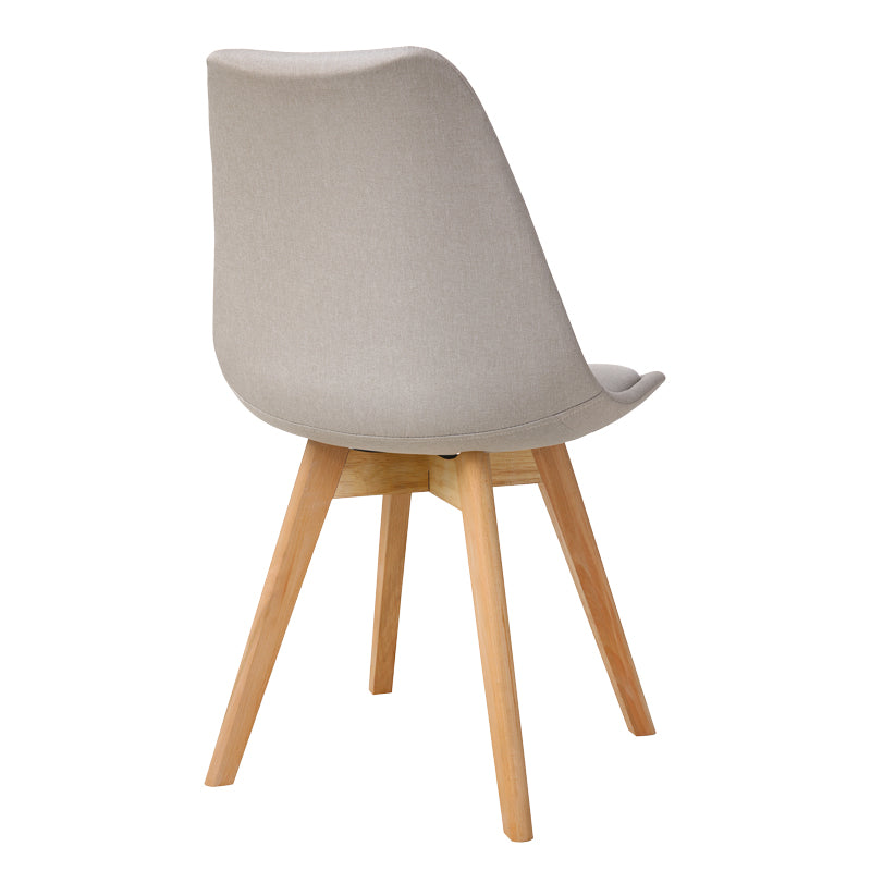 Scaun Gaston bej lemn, Natural, 56x43x84 cm