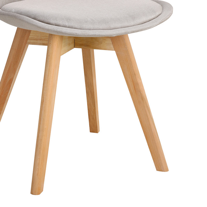 Scaun Gaston bej lemn, Natural, 56x43x84 cm