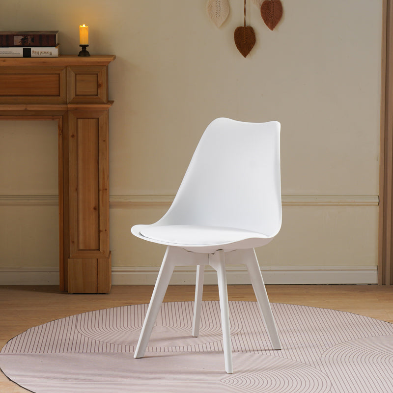 Scaun gaston I, Diverse culori, 48x53x81 cm - Alb