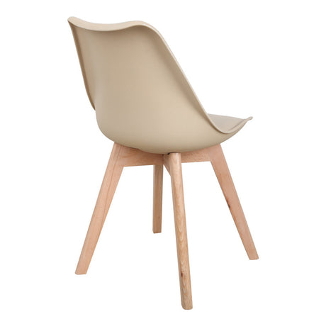 Scaun Gaston, taupe Natural, 58x47x85 cm
