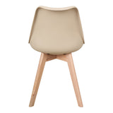 Scaun Gaston, taupe Natural, 58x47x85 cm