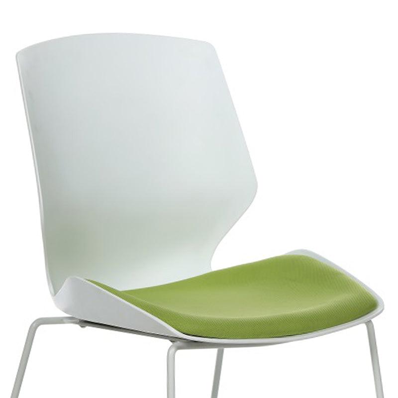 Scaun Genuine, alb-Gri, 48x43x88 cm