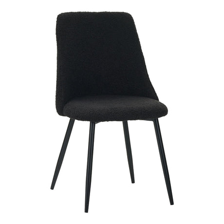Scaun Giselle, negru, 43x48x82 cm