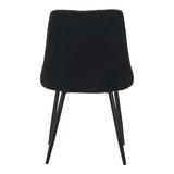 Scaun Giselle, negru, 43x48x82 cm