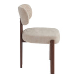 Scaun Glamor, Stofa, 53x51x81 cm - Bej