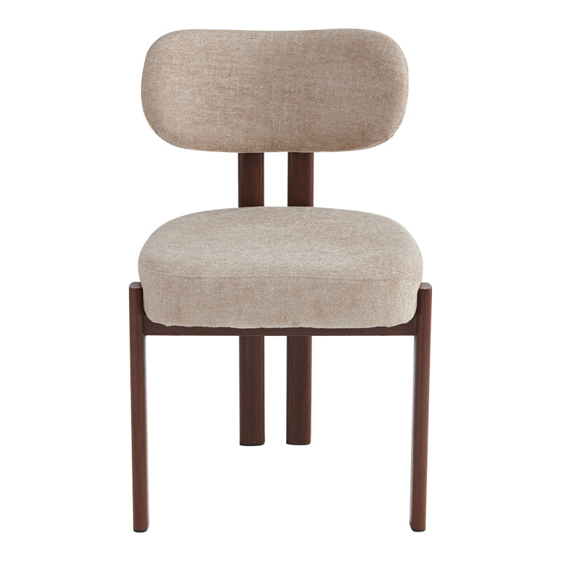 Scaun Glamor, Stofa, 53x51x81 cm - Bej