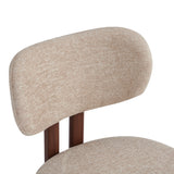 Scaun Glamor, Stofa, 53x51x81 cm - Bej