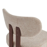 Scaun Glamor, Stofa, 53x51x81 cm - Bej