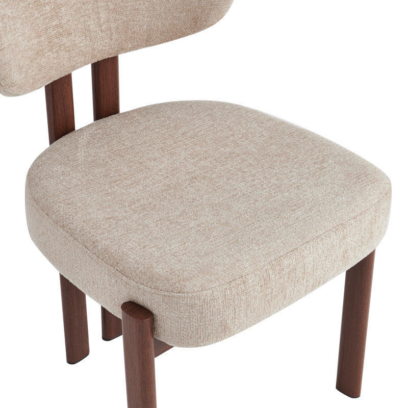 Scaun Glamor, Stofa, 53x51x81 cm - Bej