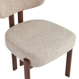 Scaun Glamor, Stofa, 53x51x81 cm - Bej