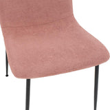 Scaun Gratify, Verde - Roz, 58x44x81 cm - Roz