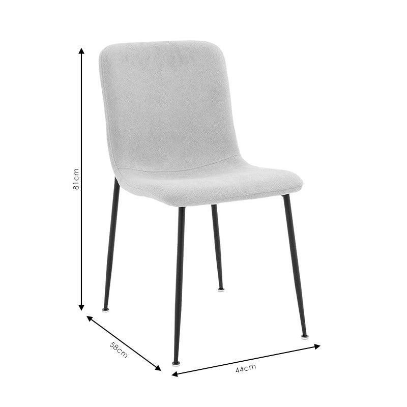 Scaun Gratify, Verde - Roz, 58x44x81 cm - Verde