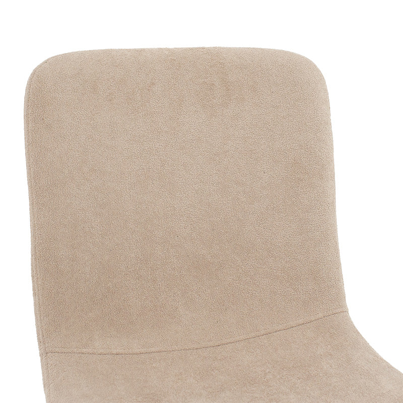 Scaun Gratify de tesatura crem-lacuit, negru, 58x44 cm, foto produs