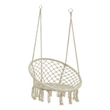 Scaun hamac Eventful rope, bej, 82x82x133 cm