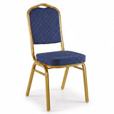 Scaun Hilton pentru conferinta si evenimente, Rosu - Albastru, 45x51x96 cm - Albastru