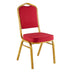 Scaun Hilton pentru conferinta si evenimente, Rosu - Albastru, 45x51x96 cm