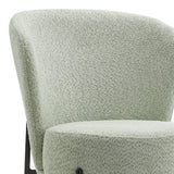 Scaun Houlian Verde stofa, 46x66x89 cm
