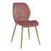 Roz | SKU: 327-000083 | Scaun Jelour, picioare natur, catifea, 55x55x85 cm, varianta Roz, produs pentru amenajarea locuinței, disponibil online în România la CasaMob