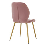 Scaun Jelour, picioare natur, catifea, Diverse culori, 55x55x85 cm - Roz | SKU: 327-000083 | Scaun Jelour, picioare natur, catifea, 55x55x85 cm, varianta Roz, produs pentru amenajarea locuinței, disponibil online în România la CasaMob