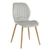Gri | SKU: 327-000084 | Scaun Jelour, picioare natur, catifea, 55x55x85 cm, varianta Gri, produs pentru amenajarea locuinței, disponibil online în România la CasaMob
