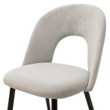 Scaun Jonah, Gri, 57x55x85 cm