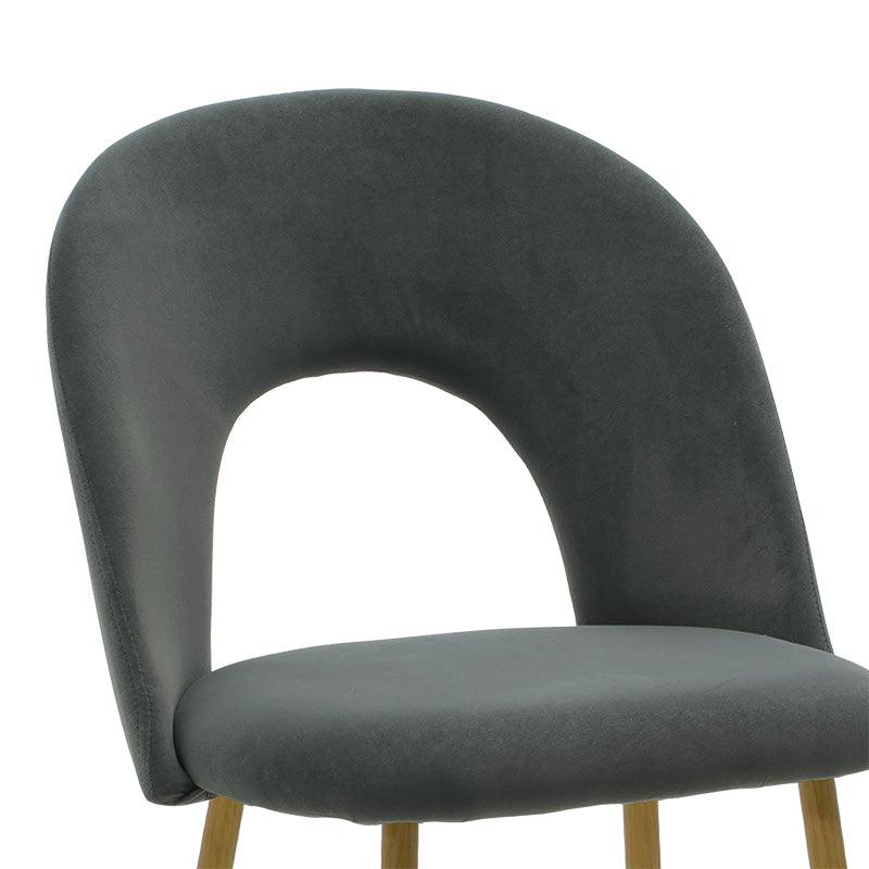 Scaun Jonah, Gri, 57x55x85 cm