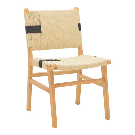 Scaun Julien din si sfoara 61x54x85 cm, Multicolor - Natural, 49x59 cm
