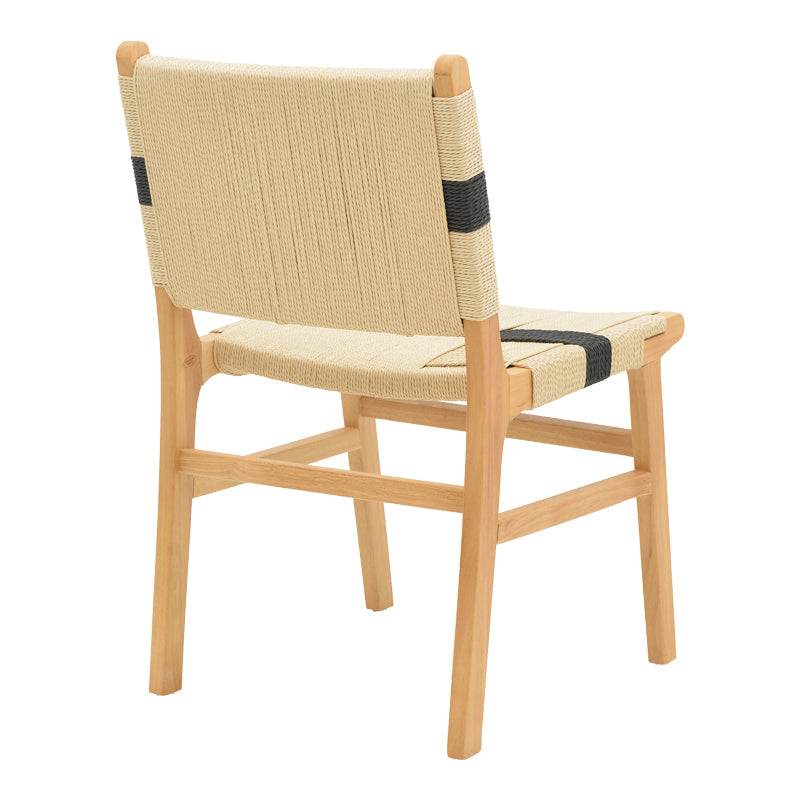 Scaun Julien din si sfoara 61x54x85 cm, Multicolor - Natural, 49x59 cm - Multicolor