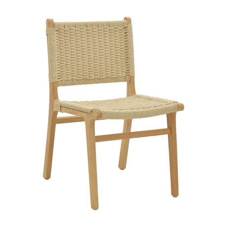 Scaun Julien din si sfoara 61x54x85 cm, Multicolor - Natural, 49x59 cm
