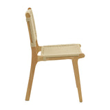 Scaun Julien din si sfoara 61x54x85 cm, Multicolor - Natural, 49x59 cm - Natural