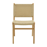 Scaun Julien din si sfoara 61x54x85 cm, Multicolor - Natural, 49x59 cm - Natural