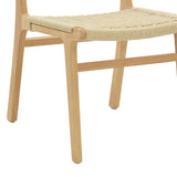 Scaun Julien din si sfoara 61x54x85 cm, Multicolor - Natural, 49x59 cm - Natural