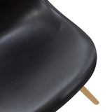 Scaun Julita, 46x50x82 cm - Negru