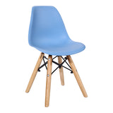 Scaun Julita pentru copii albastru si lemn de fag, Natural, 35x31x58 cm - Scaun Julita pentru copii albastru si lemn de fag, Natural, 35x31x58 cm