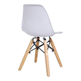 Scaun Julita pentru copii albastru si lemn de fag, Natural, 35x31x58 cm - Natural