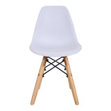 Scaun Julita pentru copii albastru si lemn de fag, Natural, 35x31x58 cm - Natural
