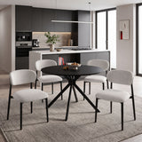 Scaun Kaourt, picioare negre, Diverse culori, 49x55x80 cm - Crem | SKU: 428-000006 | Scaun Kaourt, picioare negre, 49x55x80 cm, varianta Crem, produs pentru amenajarea locuinței, disponibil online în România la CasaMob